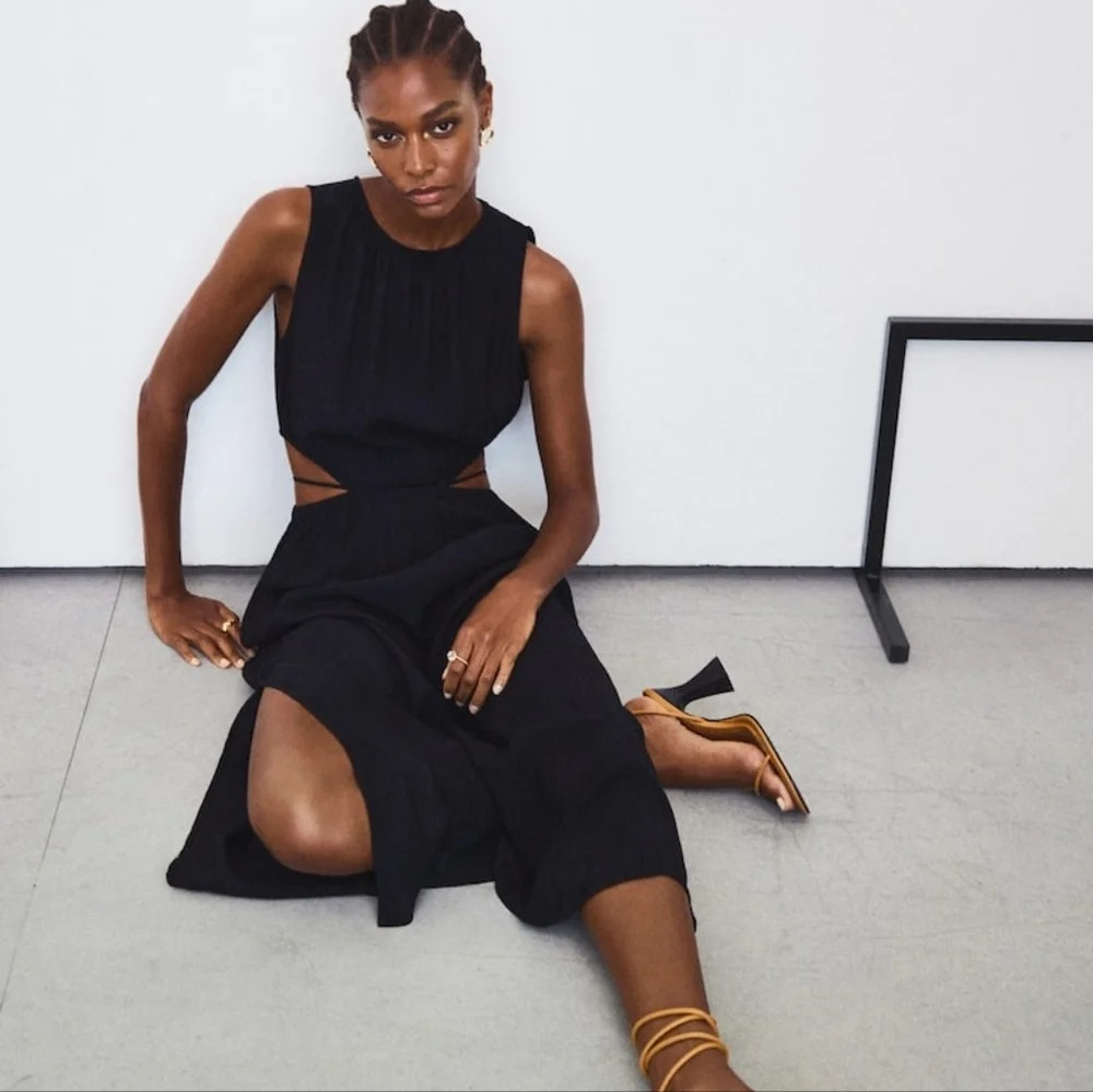 Mango[US:6]-Side slit  dress - Picture 12 of 15